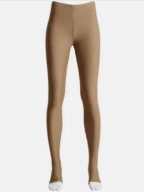 RARE!Maison Martin Margiela Beige Fishnet Leggings size 8 NWOT